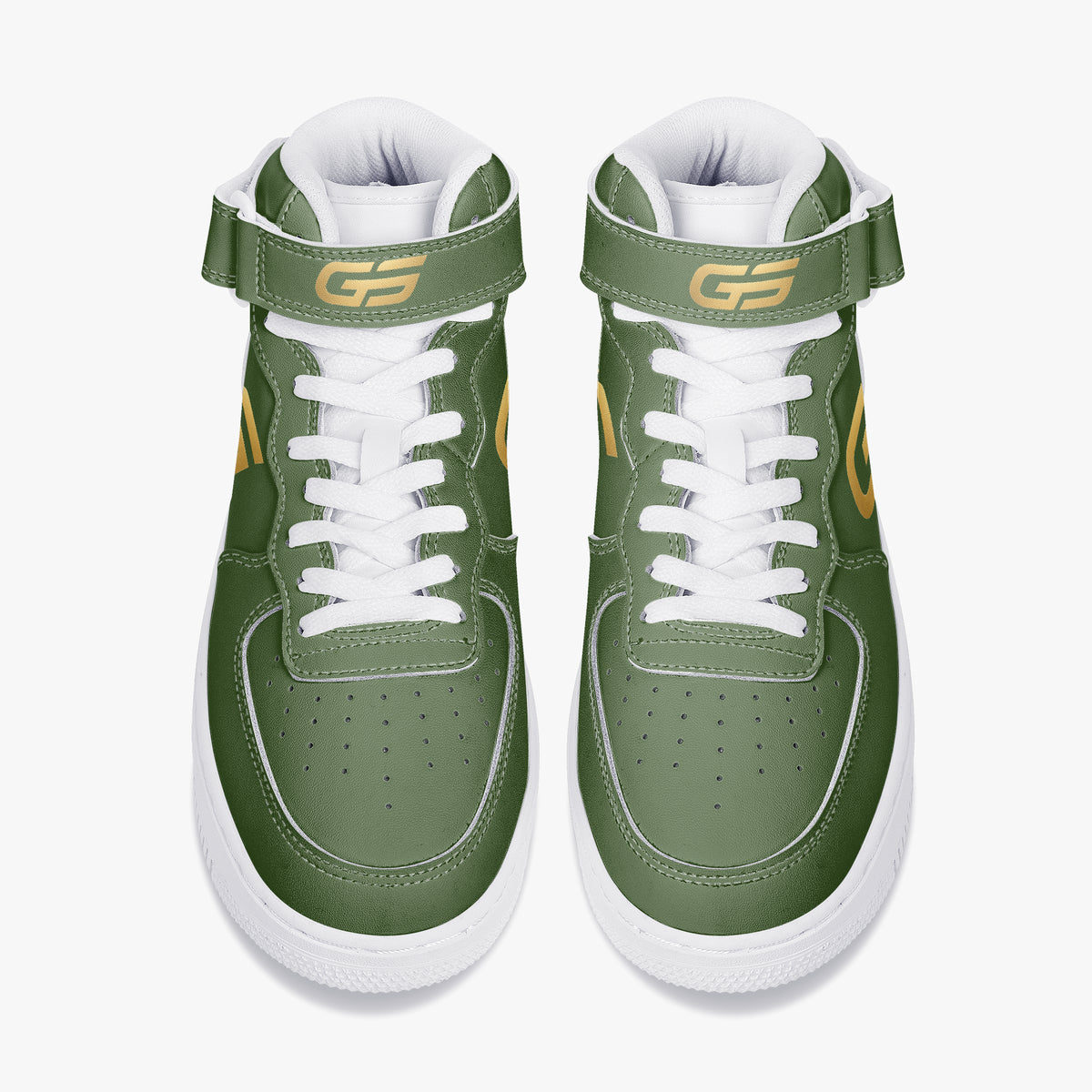 Sneakers montantes GOMS UNITED GS HIGH 01 FOREST GREEN/GOLD — vue produit 7