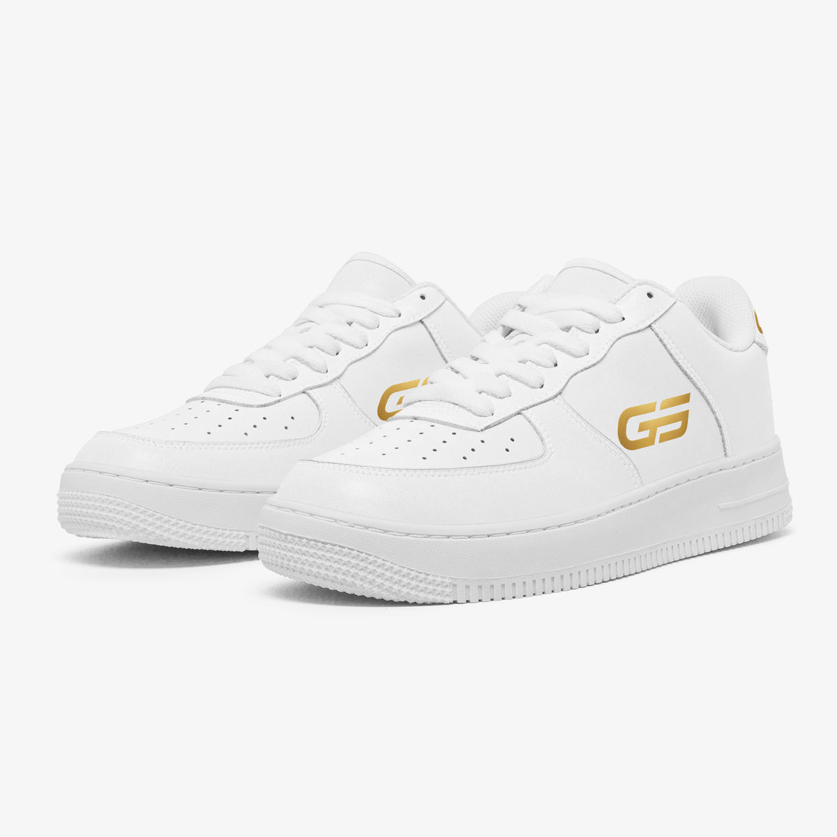GS ERA 01 WHITE/GOLD — GOMS UNITED — vue 1