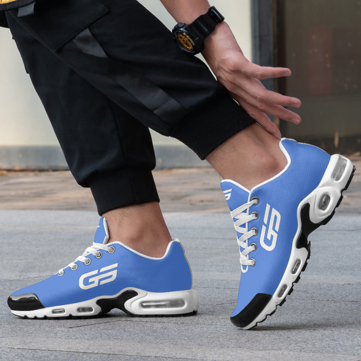 GS MAKER 01 ROYAL BLUE/WHITE — GOMS UNITED — vue 3