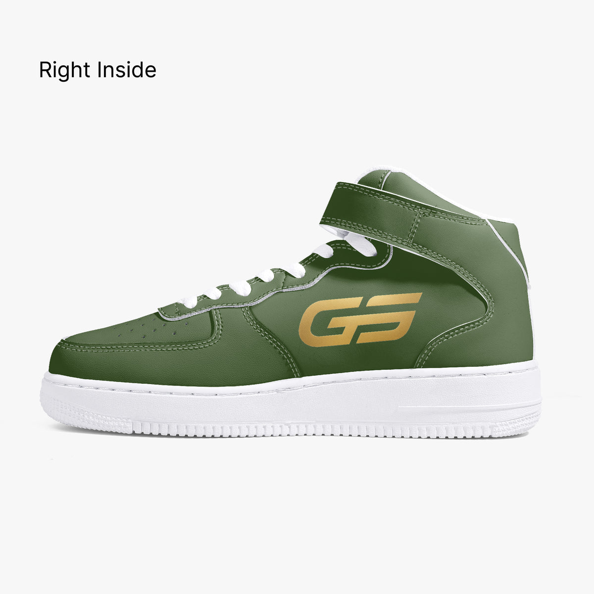 Sneakers montantes GOMS UNITED GS HIGH 01 FOREST GREEN/GOLD — vue produit 4