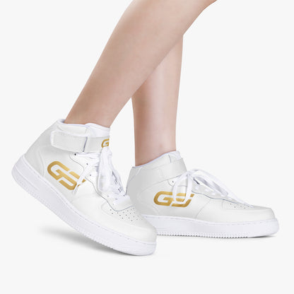 Sneakers montantes GOMS UNITED GS HIGH 01 WHITE/GOLD — vue produit 5