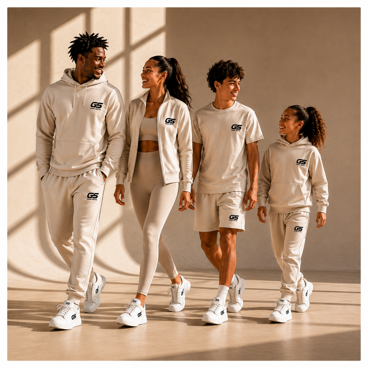 Collection GOMS UNITED Essential – vêtements streetwear premium pour hommes, femmes et enfants