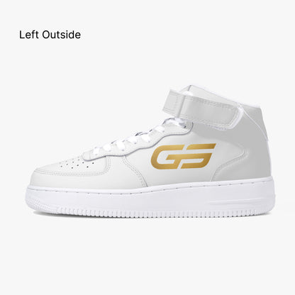 Sneakers montantes GOMS UNITED GS HIGH 01 WHITE/GOLD — vue produit 6
