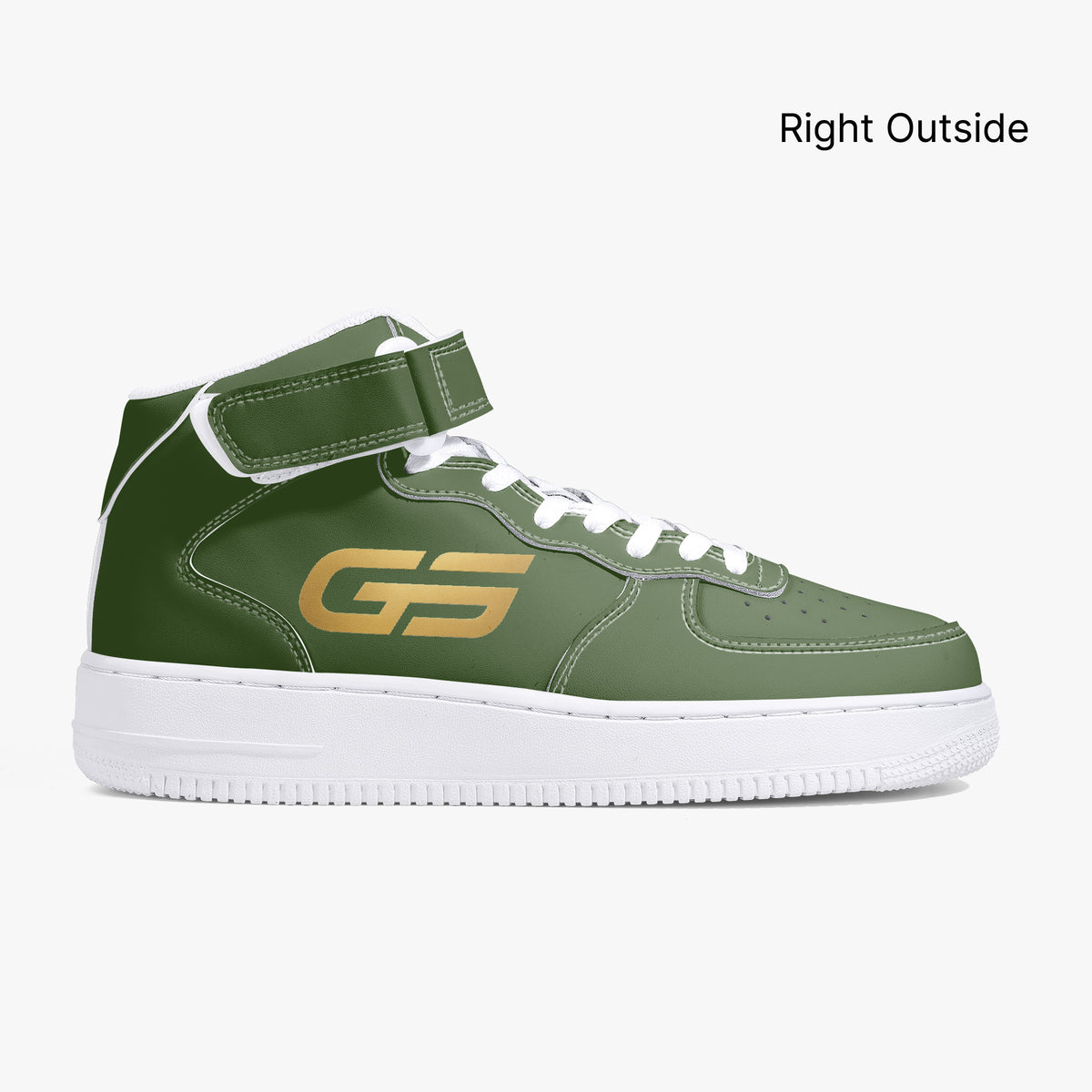 Sneakers montantes GOMS UNITED GS HIGH 01 FOREST GREEN/GOLD — vue produit 8