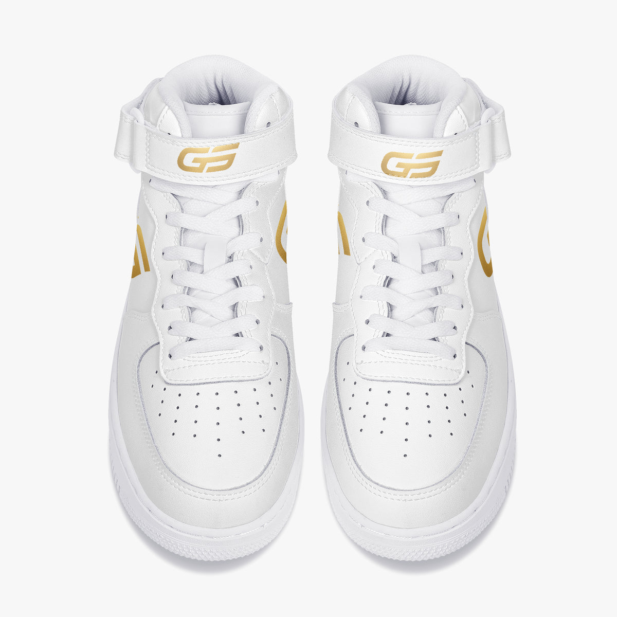 Sneakers montantes GOMS UNITED GS HIGH 01 WHITE/GOLD — vue produit 7