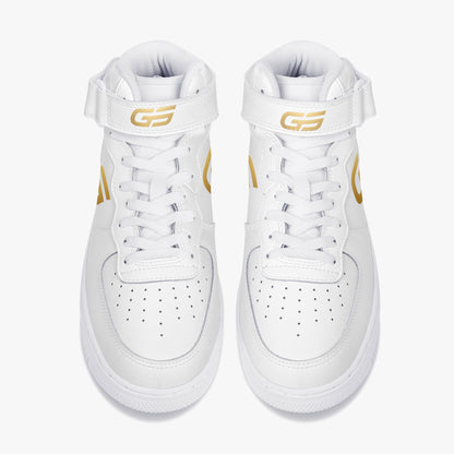 Sneakers montantes GOMS UNITED GS HIGH 01 WHITE/GOLD — vue produit 7