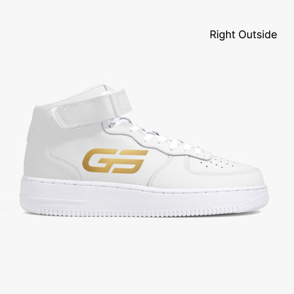 Sneakers montantes GOMS UNITED GS HIGH 01 WHITE/GOLD — vue produit 8