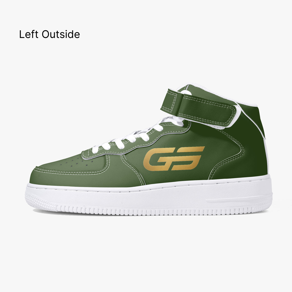 Sneakers montantes GOMS UNITED GS HIGH 01 FOREST GREEN/GOLD — vue produit 6