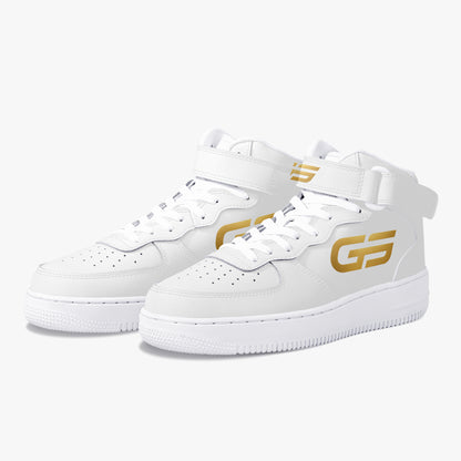 Sneakers montantes GOMS UNITED GS HIGH 01 WHITE/GOLD — vue produit 1